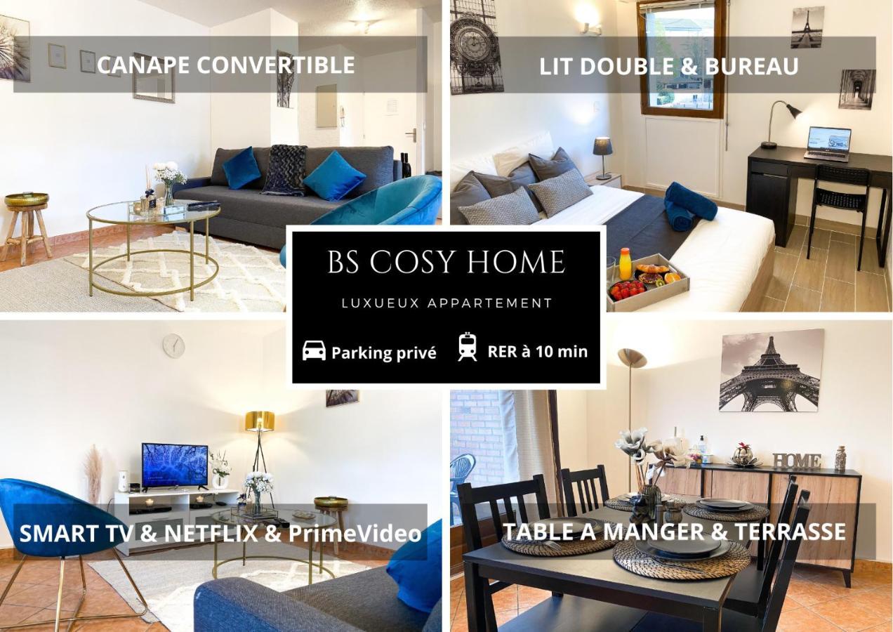 Luxueux Appartement Evry Centre - Parking - Rer A 10 Min Courcouronnes Екстериор снимка